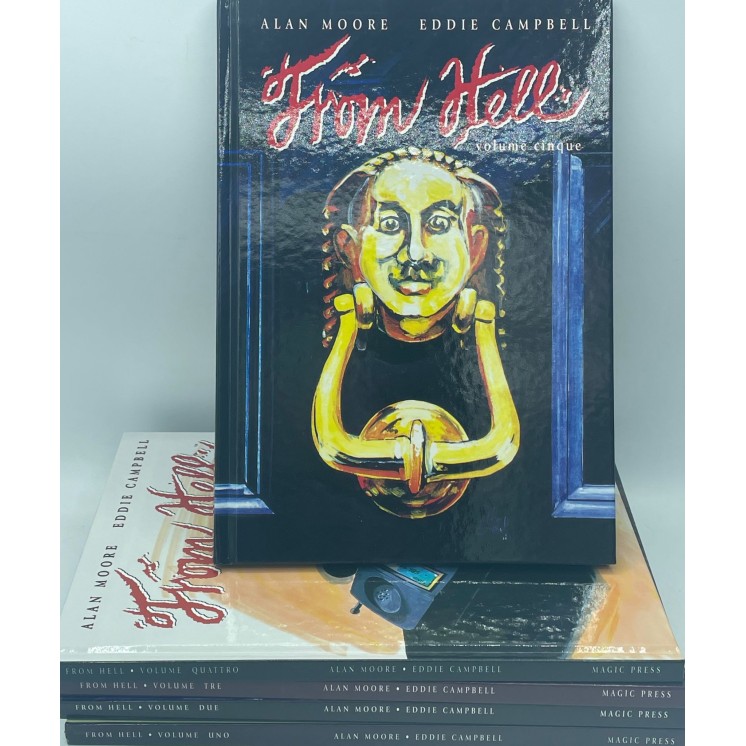 From Hell serie COMPLETA 1/5 di Moore e Campbell ed. Magic Press FU28