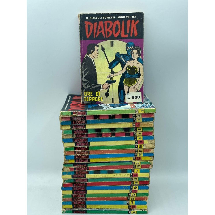 Diabolik annata VII 1/26 COMPLETA ed. Astorina BO03