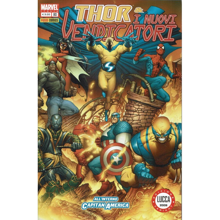 Thor e i nuovi Vendicatori n. 80 VARIANT Lucca ed. Panini Comics