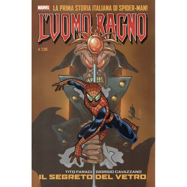 L'Uomo Ragno il segreto del vetro di Faraci e Cavazzano ed. Marvel Italia SU33