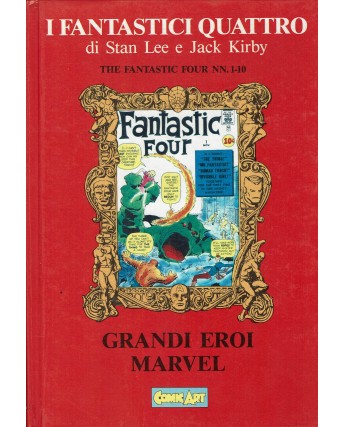 Grandi Eroi Marvel  1 Fantastici Quattro 1/10 CARTONATO ed. Comic Art FU24