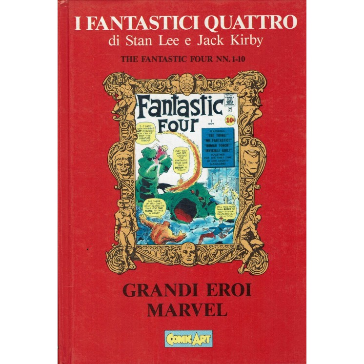 Grandi Eroi Marvel  1 Fantastici Quattro 1/10 CARTONATO ed. Comic Art FU24