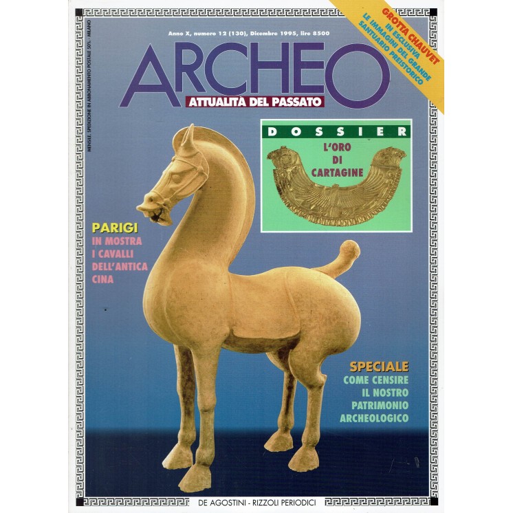 Archeo n. 130 anno '95 l'oro di Cartagine ed. De Agostini FF05