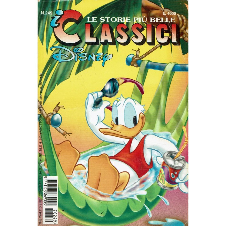 Classici Disney Seconda Serie n.249 ed. Mondadori BO06