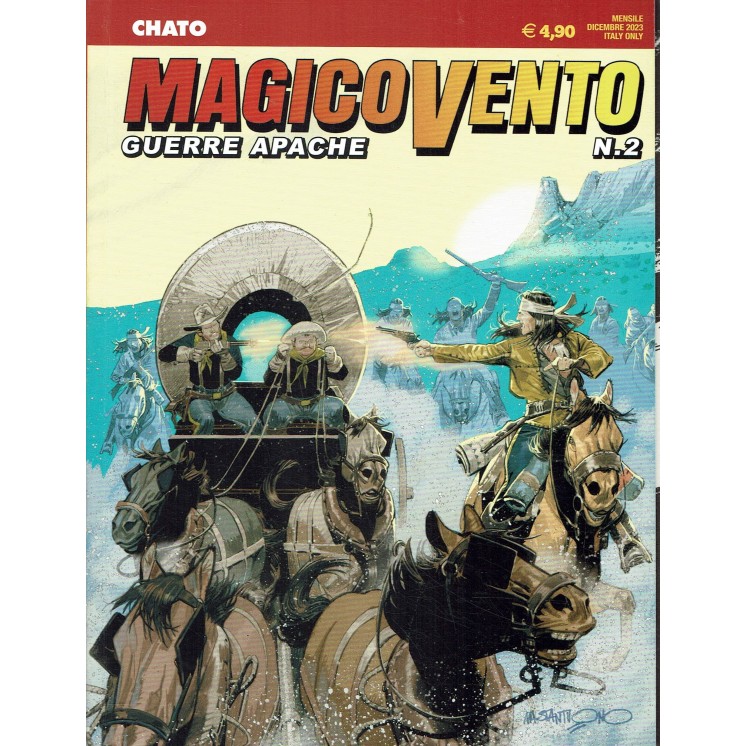 Magico Vento guerre Apache  2 do Chato ed. Bonelli BO02