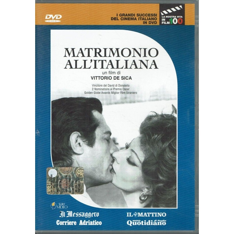 DVD Matrimonio all'italiana EDITORIALE ed. Il Messaggero B32
