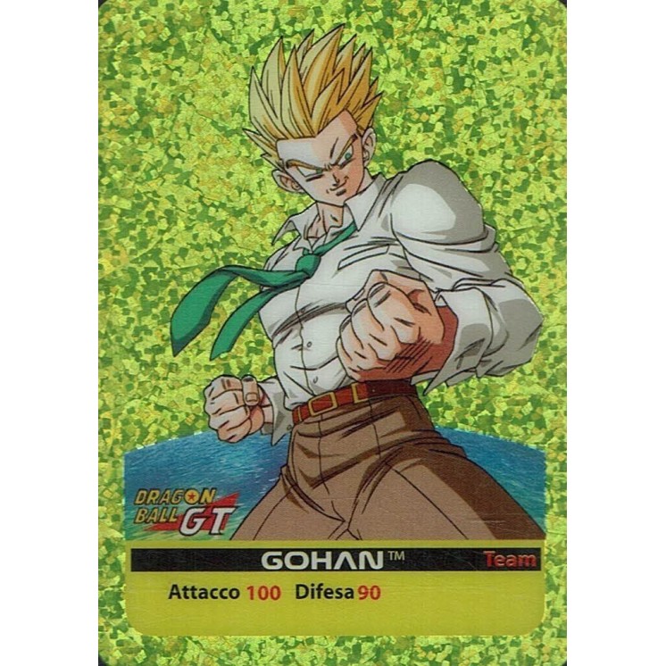 Lamincards Dragon Ball GT Edibas Serie Smeraldo Gohan S02 Gd54