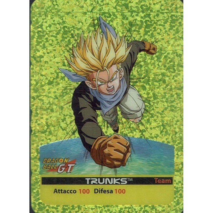 Lamincards Dragon Ball GT Edibas Serie Smeraldo Trunks S12 Gd54