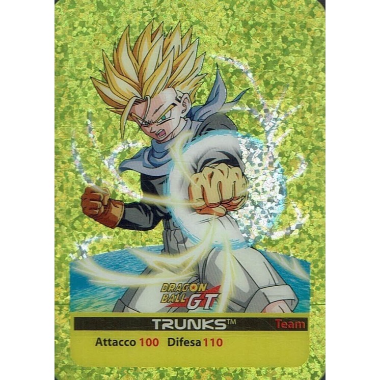 Lamincards Dragon Ball GT Edibas Serie Smeraldo Trunks S13 Gd54