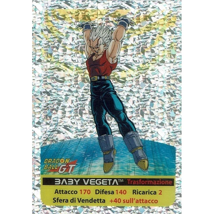 Lamincards Dragon Ball GT Edibas Serie Platino Baby Vegeta P17 Gd52