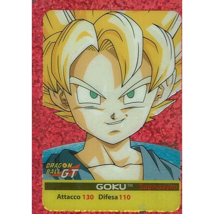 Lamincards Dragon Ball GT Edibas Serie Platino Goku R04 Gd38