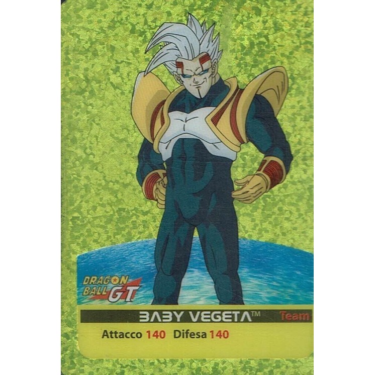 Lamincards Dragon Ball GT Edibas Serie Smeraldo Baby Vegeta S21 Gd54