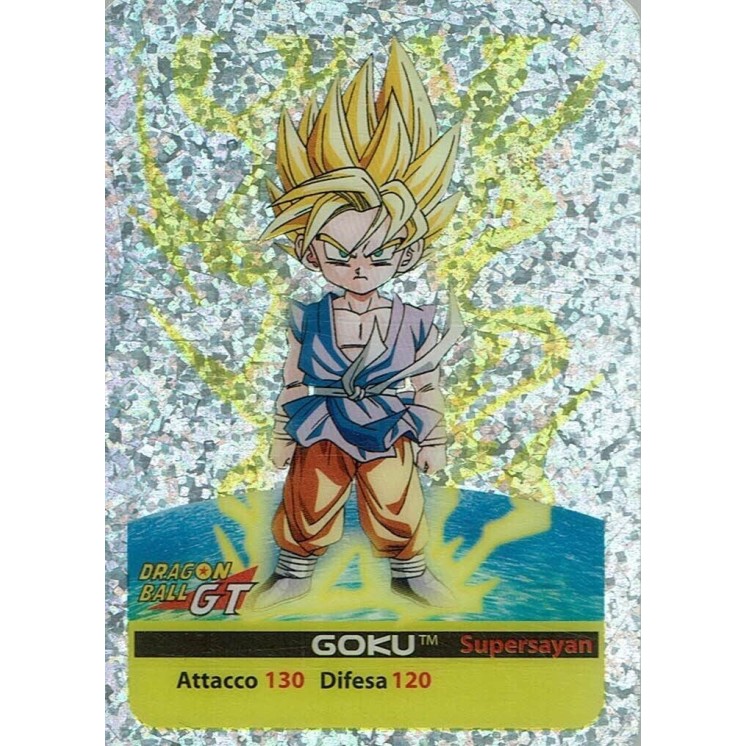 Lamincards Dragon Ball GT Edibas Serie Platino Goku P03 Gd52