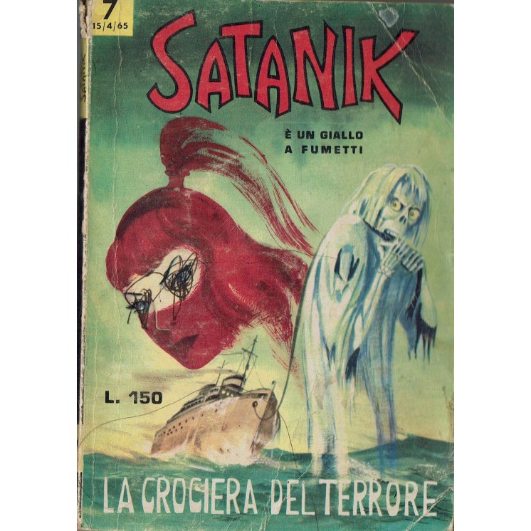 Satanik n.  7 la crociera del terrore di Magnus Bunker ed. Corno BO08