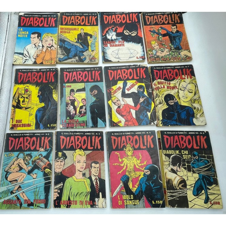 Diabolik annata VII 1/26 COMPLETA ed. Astorina BO03