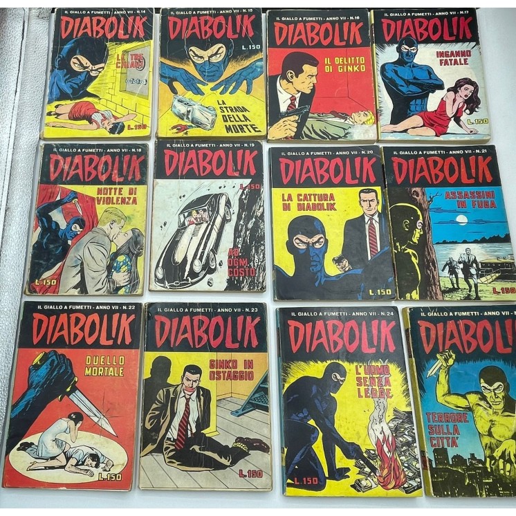 Diabolik annata VII 1/26 COMPLETA ed. Astorina BO03