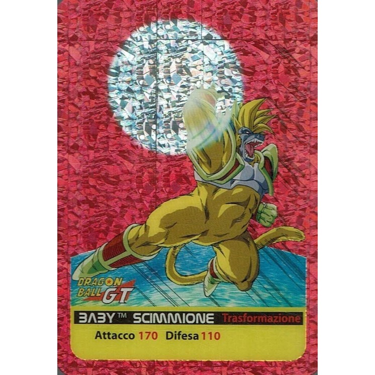 Lamincards Dragon Ball GT Edibas Serie Platino Baby Vegeta R17 Gd38