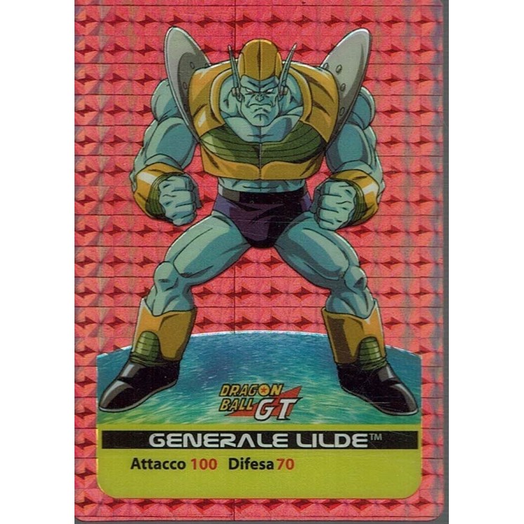 Lamincards Dragon Ball GT Edibas Serie Platino Generale Lilde R20 Gd38