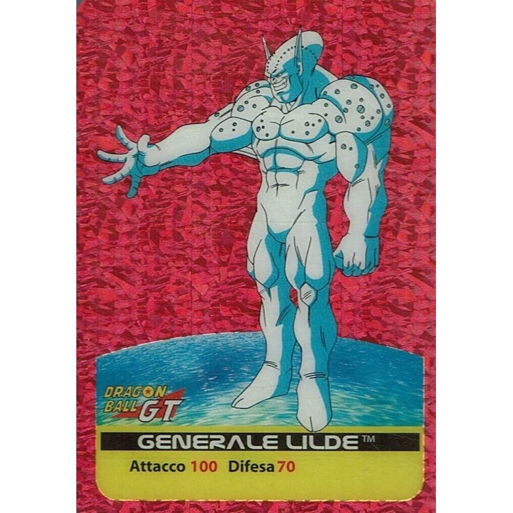 Lamincards Dragon Ball GT Edibas Serie Platino Generale Lilde R21 Gd38