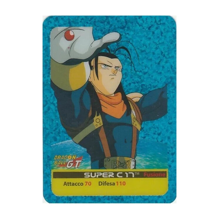 Lamincards Dragon Ball Gt Edibas Serie X Metal Super C17 Z22 Gd41