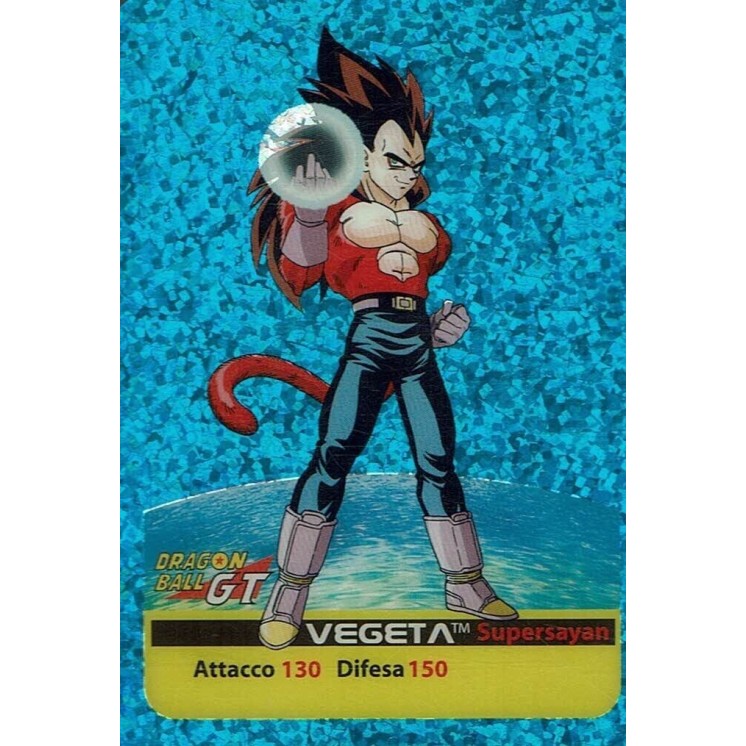 Lamincards Dragon Ball Gt Edibas Serie X Metal Vegeta Z13 Gd41