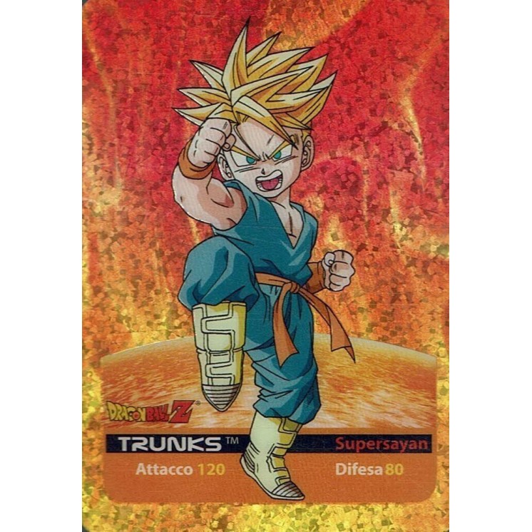 Lamincards Dragon Ball Z Edibas Serie X Metal Trunks F08 Gd33