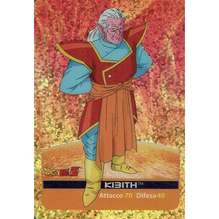 Lamincards Dragon Ball Z Edibas Serie X Metal Kibith F07 Gd33
