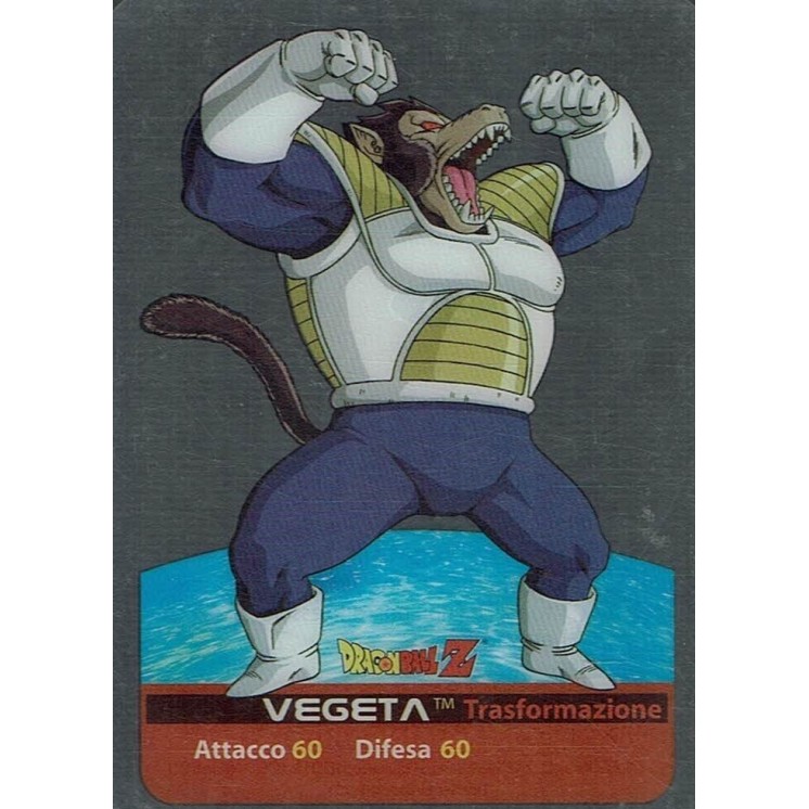 Lamincards Dragon Ball Z Edibas Serie Argento Vegeta 55 Gd26