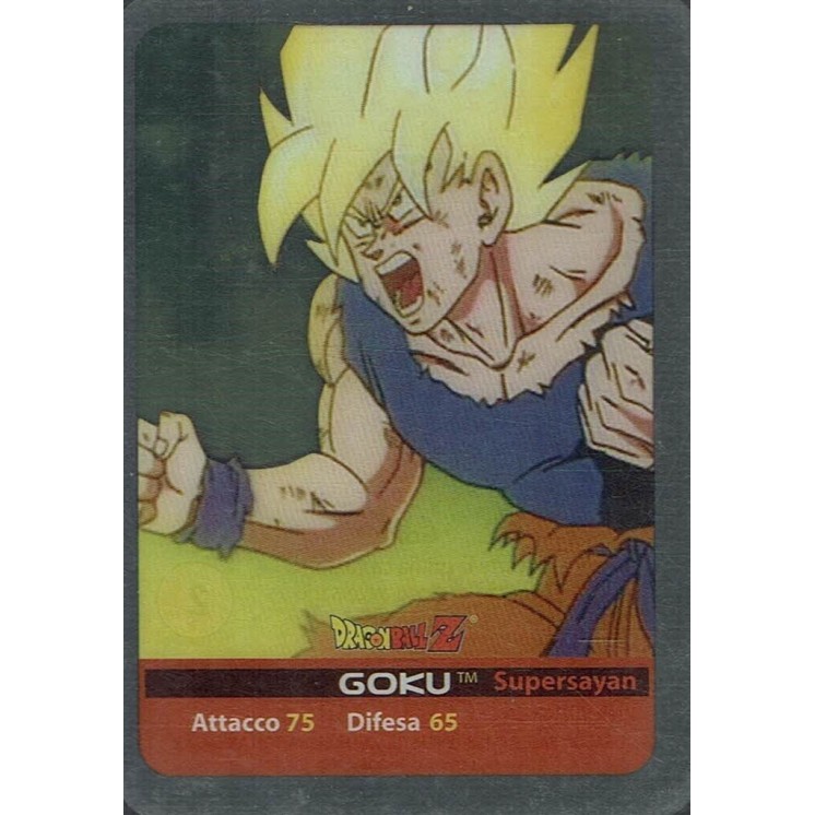 Lamincards Dragon Ball Z Edibas Serie Argento Goku 80 Gd26