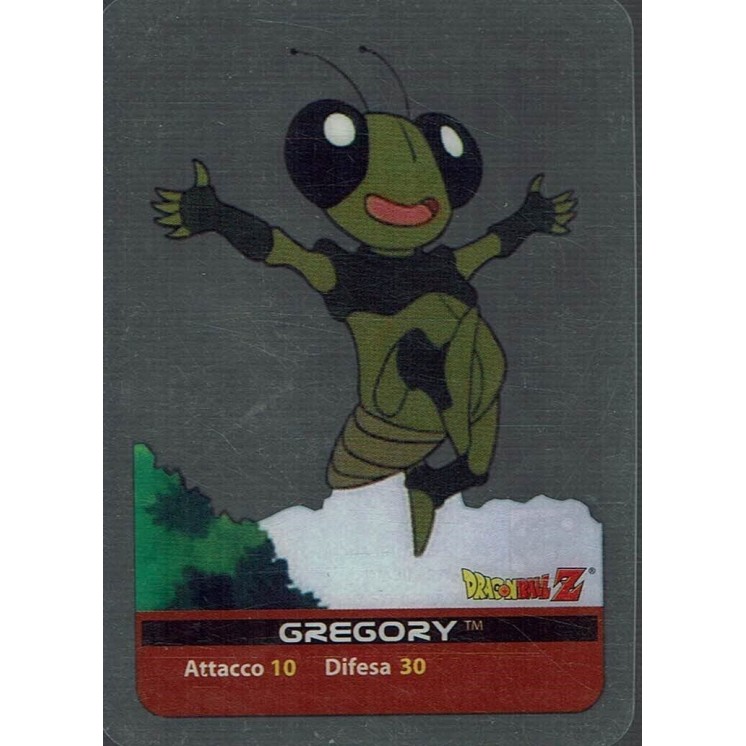 Lamincards Dragon Ball Z Edibas Serie Argento Gregory 81 Gd26