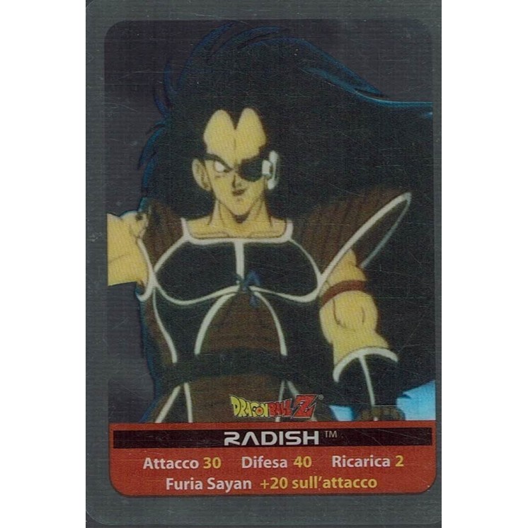 Lamincards Dragon Ball Z Edibas Serie Argento Radish 136 Gd26