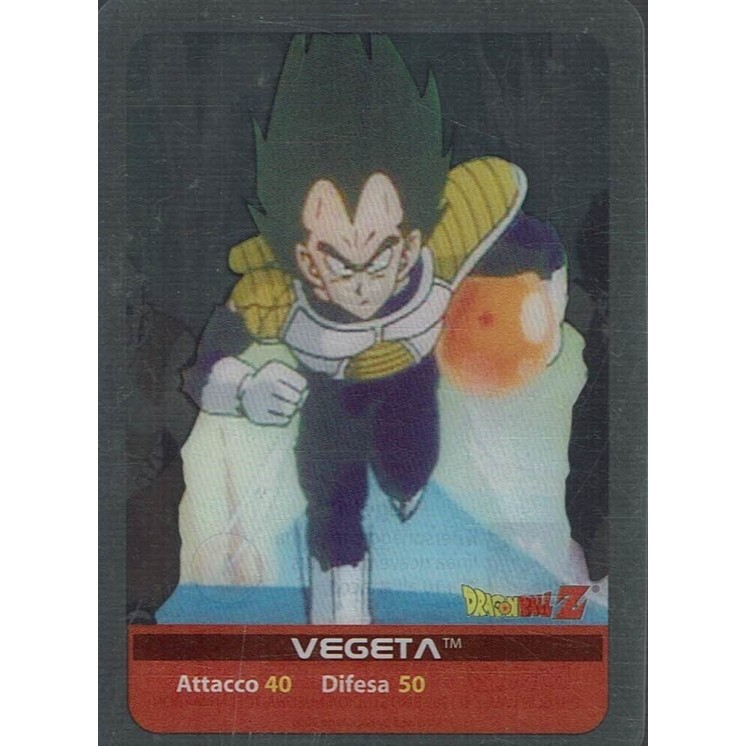 Lamincards Dragon Ball Z Edibas Serie Argento Vegeta 149 Gd26