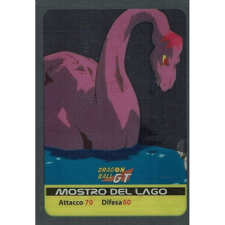 Lamincards Dragon Ball GT Edibas Serie Smeraldo Mostro del lago 169 Gd24