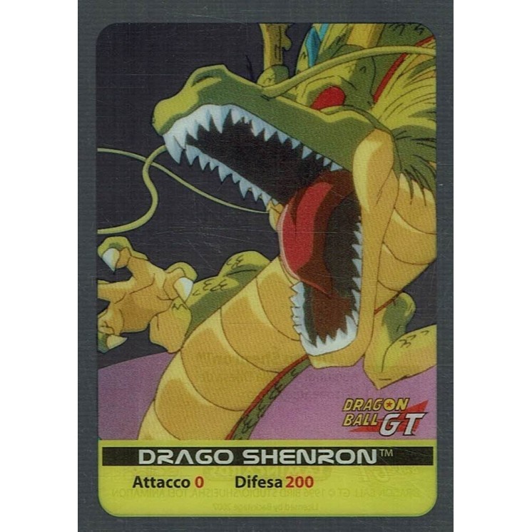 Lamincards Dragon Ball GT Edibas Serie SmeraldoDrago Shenron 167 Gd24
