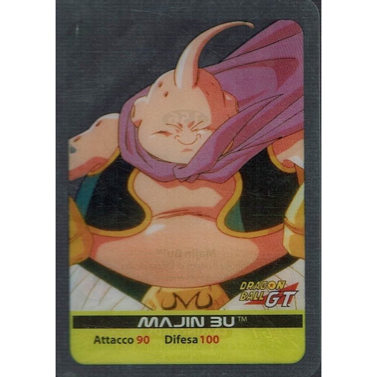 Lamincards Dragon Ball GT Edibas Serie Smeraldo Majin Bu 156 Gd24