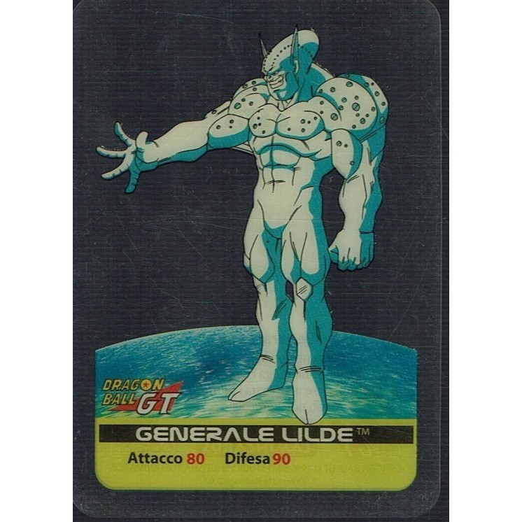 Lamincards Dragon Ball GT Edibas Serie Smeraldo Generale Lilde 110 Gd24