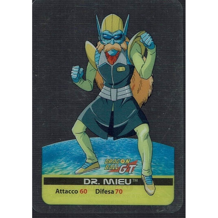 Lamincards Dragon Ball GT Edibas Serie Smeraldo Dr. Mieu 106 Gd24
