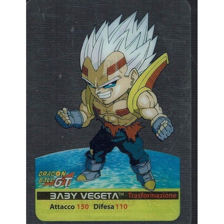 Lamincards Dragon Ball GT Edibas Serie Smeraldo Baby Vegeta 101 Gd24