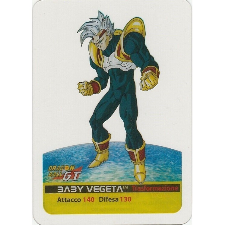 Lamincards Dragon Ball GT Edibas Serie Smeraldo Baby Vegeta 95 Gd24