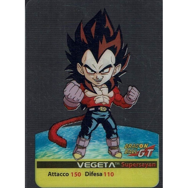 Lamincards Dragon Ball GT Edibas Serie Smeraldo Vegeta 86 Gd24