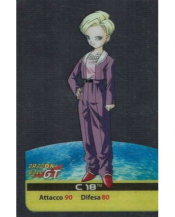 Lamincards Dragon Ball GT Edibas Serie Smeraldo C 18 76 Gd24