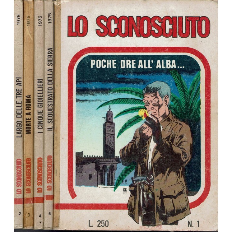 Lo sconosciuto seq. COMPLETA 1/5 di MAgnus ed. Del Vascello BO09