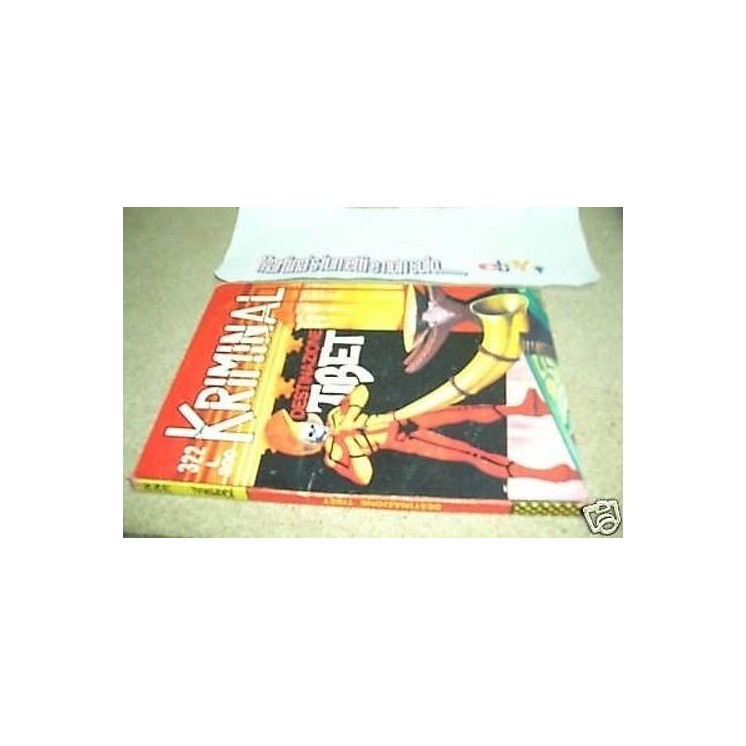 Kriminal n.322 destinazione Tibet ed. Corno BO08