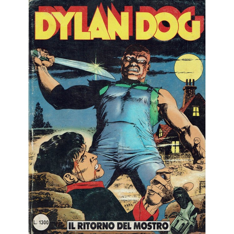 Dylan Dog n.  8 IL RITORNO DEL MOSTRO originale ed.Bonelli OTTIMO