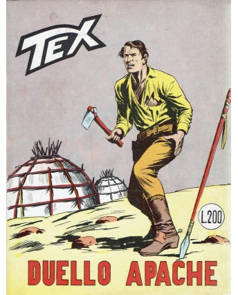 Tex  68 duello Apache prima edizione Lire 200 MG CONTINUA ed. Araldo BO11