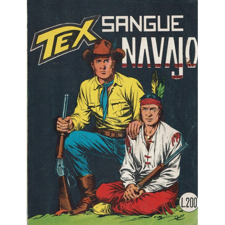 Tex  51 sangue Navajo aut. 2926 Lire 200 MG CONTINUA FURIO ed. Araldo BO11
