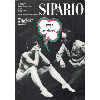 Sipario n. 334 mar. 1974 una partita a scacchi ed. Sipario FF11