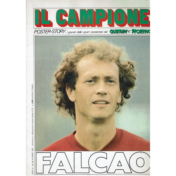 Il campione  10 POSTER STORY Falcao di Morelli ed. Il Campione FF11