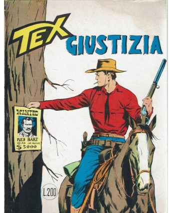 Tex  92 giustizia lire 200 aut. 2926 ed. Araldo BO11