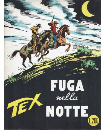 Tex  90 fuga nella notte lire 200 aut. 2926 ed. Araldo BO11